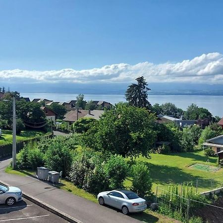 Appart Cosy Avec Vue Sur Le Lac Leman Évian-les-Bains Exteriör bild