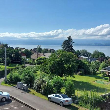 Appart Cosy Avec Vue Sur Le Lac Leman Évian-les-Bains Exteriör bild